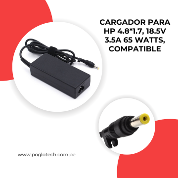 CARGADOR COMPATIBLE PARA HP...