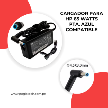 CARGADOR COMPATIBLE PARA HP...