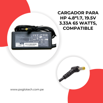 CARGADOR COMPATIBLE PARA HP...